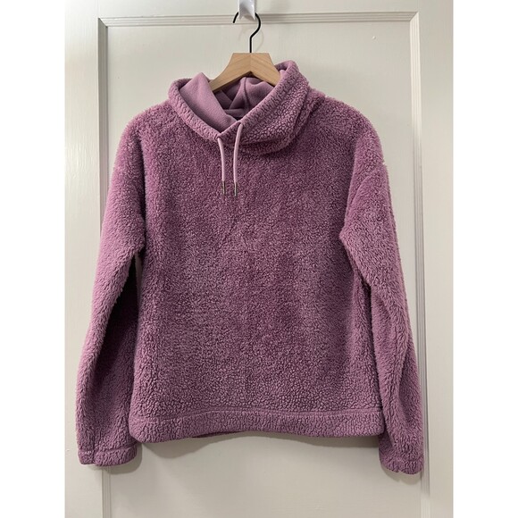 C9 by Champion Fleece Pullover Top Plush Sherpa Mauve Mist Purple Women's XS - Picture 1 of 7